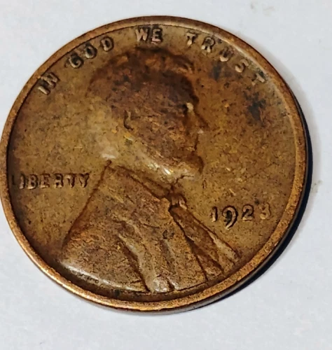 1923 P Lincoln Wheat Penny, Cent, in Fine Condition
