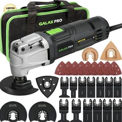 2.4Amp Oscillating Multi-Tool Kit with 28 Accessories and Carry Bag