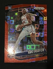 2025 Panini Prizm WNBA Kiki Iriafen #72 Red Pandora 196/199 Mystics Rookie Card