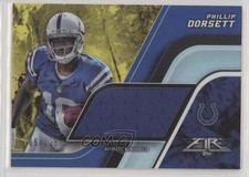 2015 Topps Fire Jumbo Relics Yellow 105/125 Phillip Dorsett #FJR-PD 2u3