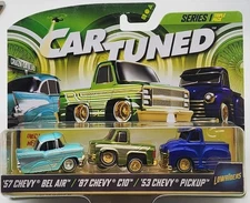 MGA CAR TUNED 2024 PREMIER S 1 TREE PACK CHEVY BEL AIR, C10 & PICKUP LOWRIDERS!!