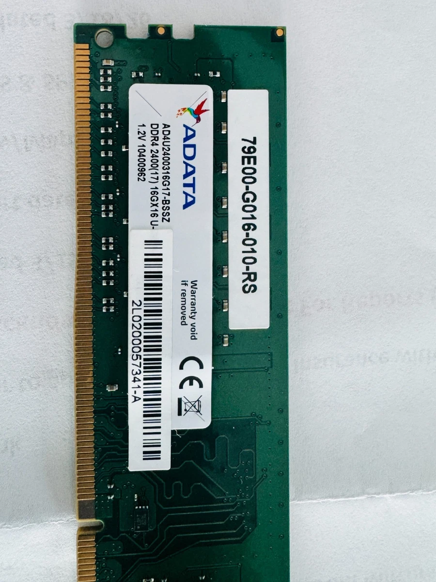 ADATA PC4-19200 (DDR4-2400) Bus Speed Computer RAM 16 GB Total