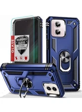 Motorola Edge 2024 Phone Case Ring Holder With Screen Protector