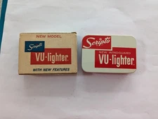 Vintage Scripto VU-Lighter SAMPLE Model H304 w/Sleeve, Tin