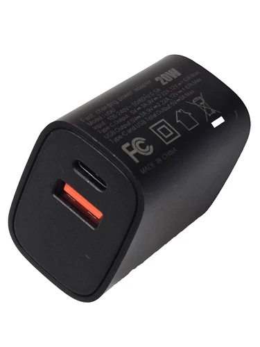 iPhone 17 16 15 11 Android 20W Fast Charger Block USB Type C Wall Power Adapter - product listing photo