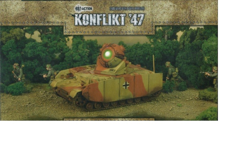 Игры Warlord Bolt Action Konflikt 47 Немецкий танк Panzer IV-X 452410203