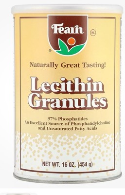 Fearn Natural Food Lecithin Granules 16 oz 454 g Kosher