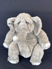 Dakin Lou Rankin Friends 11" Hoover Gray Sitting Elephant Plush Stuffed Animal
