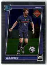 Leo Dubois 2021-22 Donruss Optic Road to Qatar Rated Rookie Card RC #177 France. rookie card picture