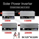 500W/1000W/1500W/2000W Solar Power Inverter DC 12V to AC 220V Inverter Sine Wave