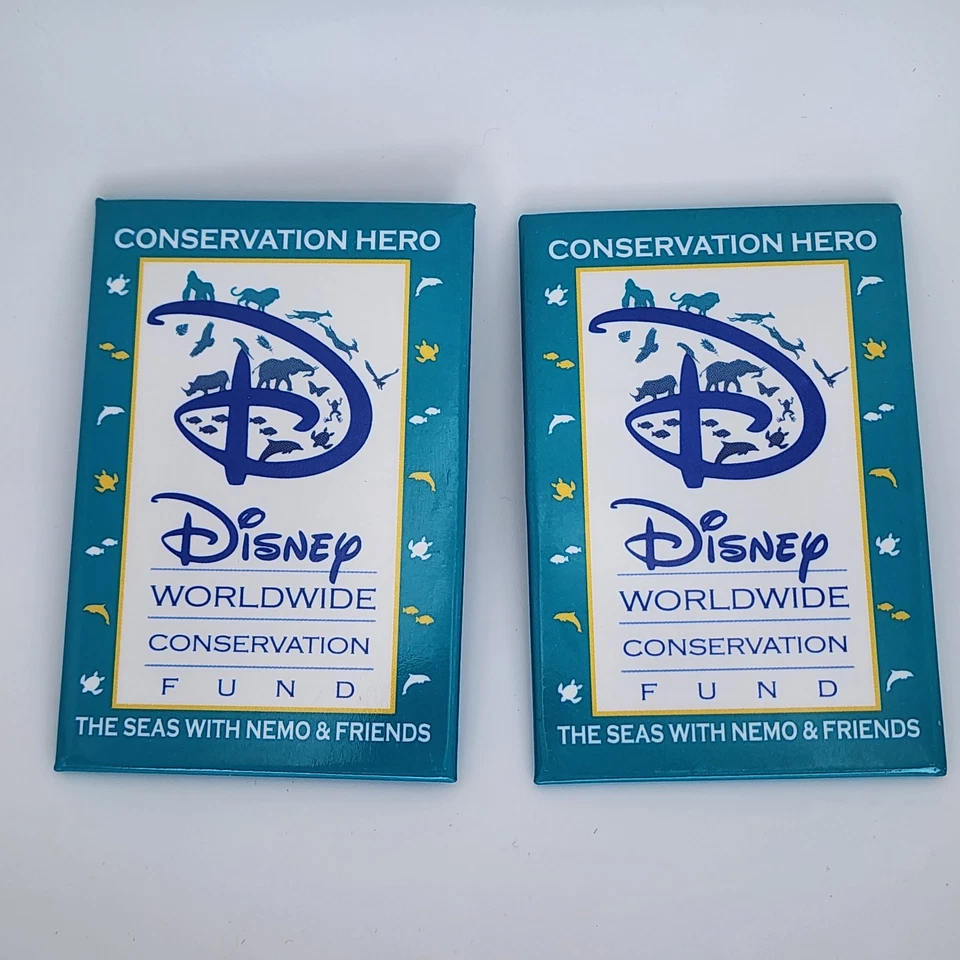 Broche Disney Worldwide Conservation Fund "The Seas With Nemo & Friends" lote de dois - Imagem 2 de 4