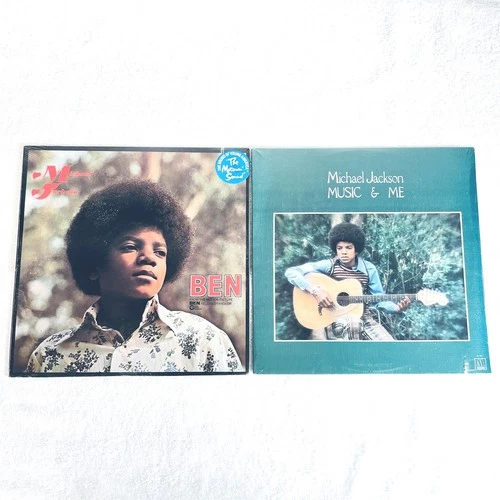 (2) SEALED LP's - Michael Jackson "Ben" , "Music & Me" Original 1970's Pressings