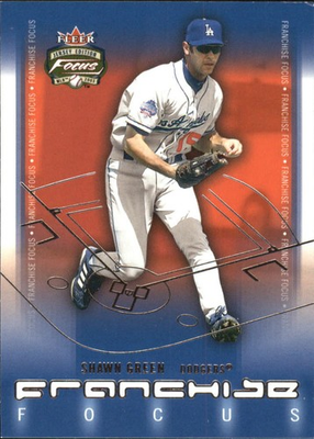 #ad 2003 Fleer Focus JE Franchise Focus #9 Shawn Green BB $1.00