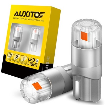 2x AUXITO 2825 168 192 194 T10 Pure Red LED Inner Tail Light Bulbs Super Bright