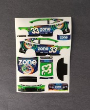 2026 Austin Hill 33 Zone Lime 1/64 Peel  Stick Decals