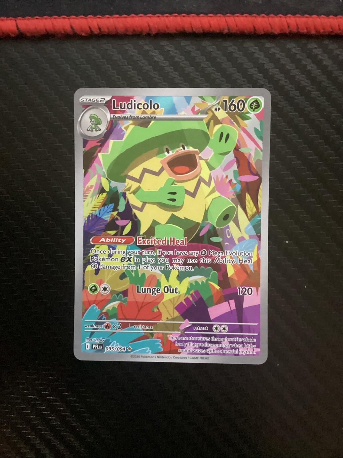Ludicolo 095/094 Me02: Phantasmal Flames Holo Pokemon TCG NM 