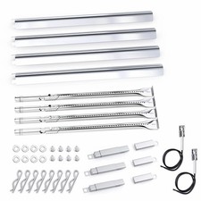 CharBroil 4-Burner Grill Replacement Parts Stainless Steel Burners Shields