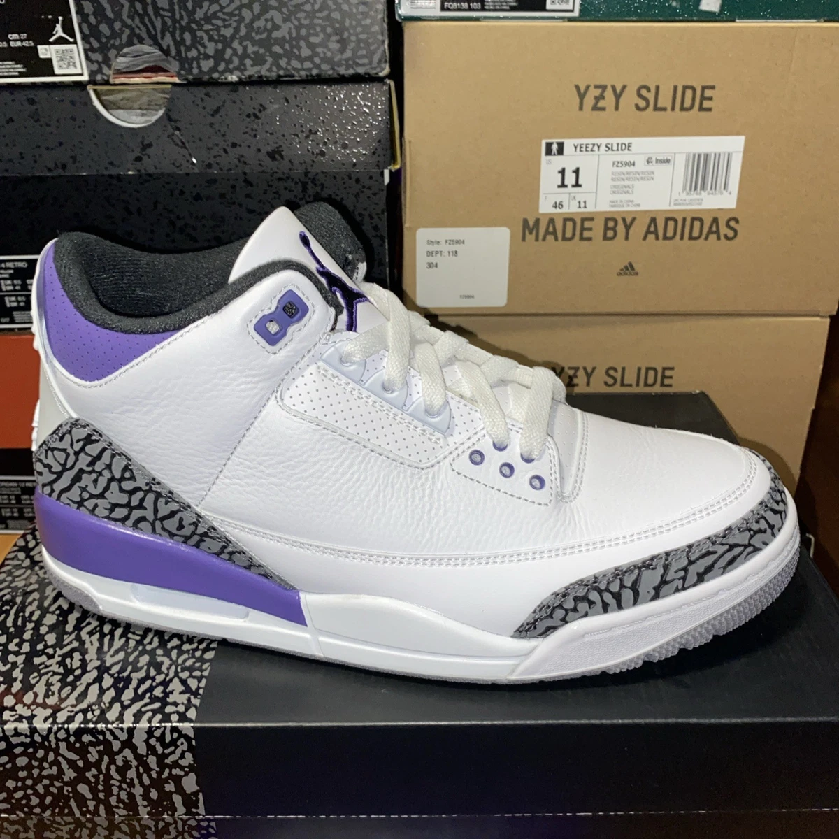 Preços baixos em Jordan 3 Retro Mid Dark Iris | eBay