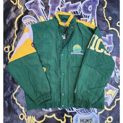 Rare!!! Vintage 90s Seattle Supersonics Sonics Starter Two Tone