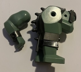 Lego Castle Fantasy Era Sand Green Troll White Horns Giant/BigFig cas364 (7038)