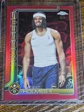 2025-26 Topps Chrome Daron Holmes II TRUE RED Refractor #d 5/5 Nuggets #75 SSP!!