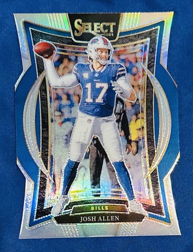 2024 Panini Select Josh Allen Concourse Silver Prizm Die-Cut Bills #34