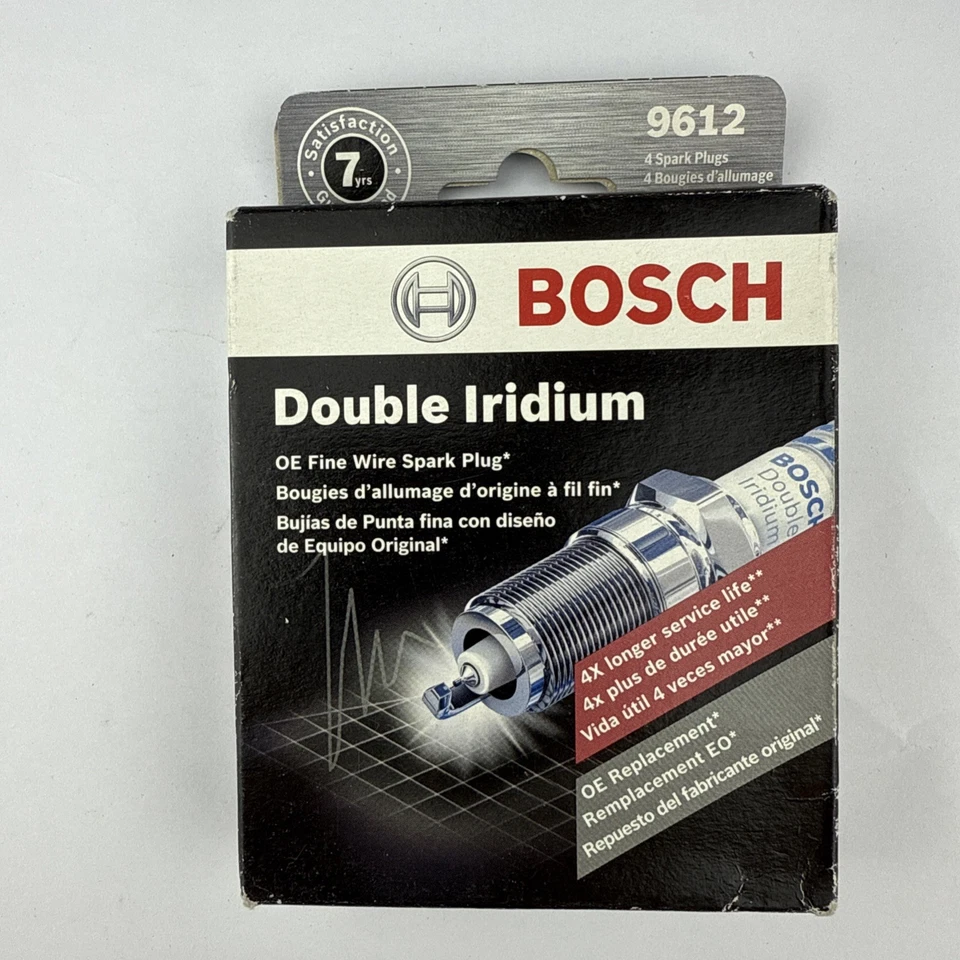 4 PIEZAS Bujía Bosch 9612-OE Cable Fino Doble Iridio - 4X Mayor Vida útil Foto 2 de 4