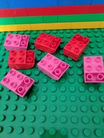 Lego Duplo Replacement Parts Lot 7 Brick 2 X 3 With Curved Bottom Red Dark Pink Lego Duplo Replacement Parts Lot 7 Brick 2 X 3 With Curved Bottom Red Dark Pink