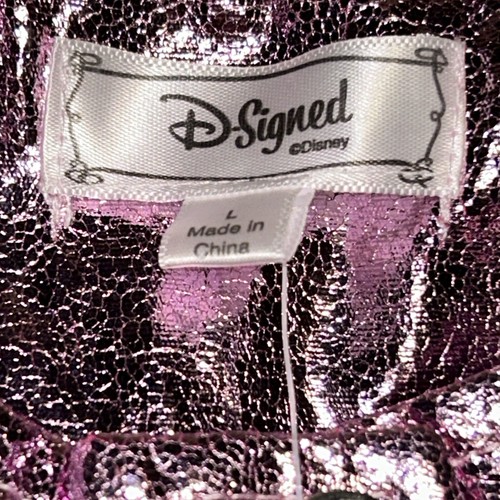 NEW Disney D-Signed Descendants 3 Pink Metallic Jacket Sz L Kids Shimmer Shiny - Picture 4 of 8