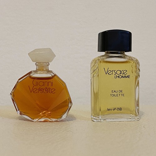 2 MINIATURE MIGNON PROFUMO GIANNI VERSACE, L'HOMME, BOTTIGLIETTE DA  COLLEZIONE | eBay