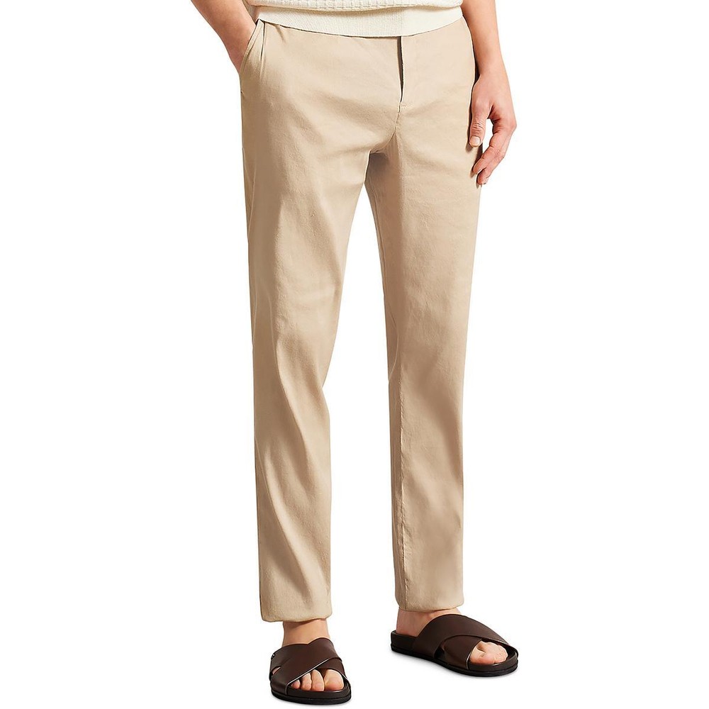 Ted Baker Mens Smocked Linen Trouser Pants BHFO 7683