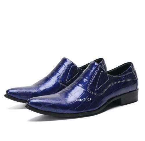 Scarpe uomo inglesi vera pelle business tempo libero punta slip on lavoro ufficio - Foto 4 di 15