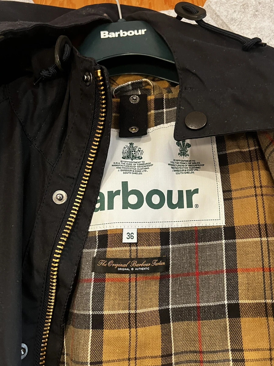 Barbour SL Bedale Hooded Wax Jacket, 36