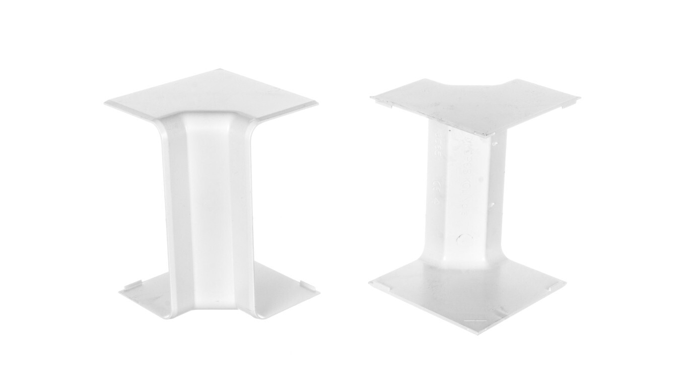 EKE internal corner cover 140x60mm white 8565 /T2UK