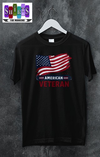 Camiseta American Veteran w Distressed War Flag Blood & Glory, Camiseta Unisex - Imagen 2 de 12