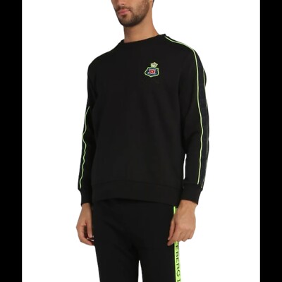 Iceberg Men's Black Crest Logo Sweatshirt I1PE0406311  - BRAND NEW WITH TAG