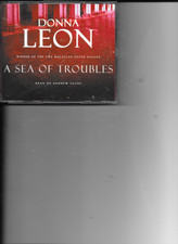 A Sea of Troubles  (Guido Brunetti ) by Donna Leon (2CD Audio Book 2001) Fat Box
