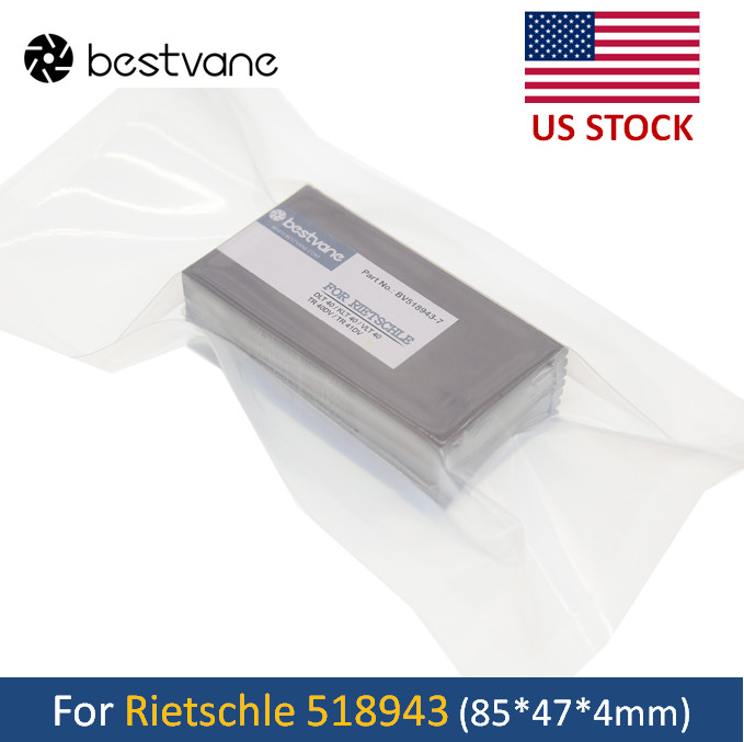 Carbon Vanes 518943 for Rietschle DLT/KLT/VLT40 TR40/41DV VTN40/41 KTN DTN 7 pcs