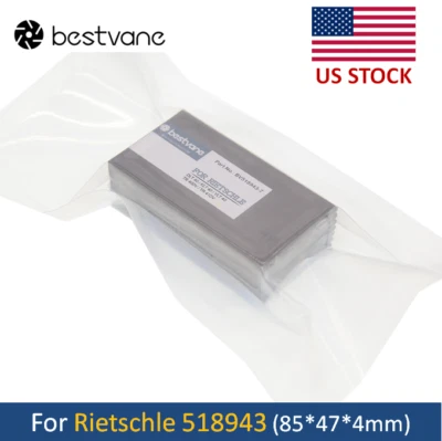 BESTVANE Carbon Vanes 518943 for Rietschle DLT/KLT/VLT40 TR40/41DV VTN40/41 KTN DTN 7 pcs