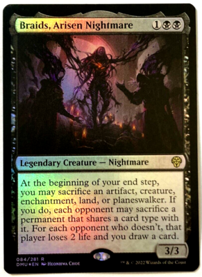 MTG Braids, Arisen Nightmare Dominaria United 084/281 FOIL Rare