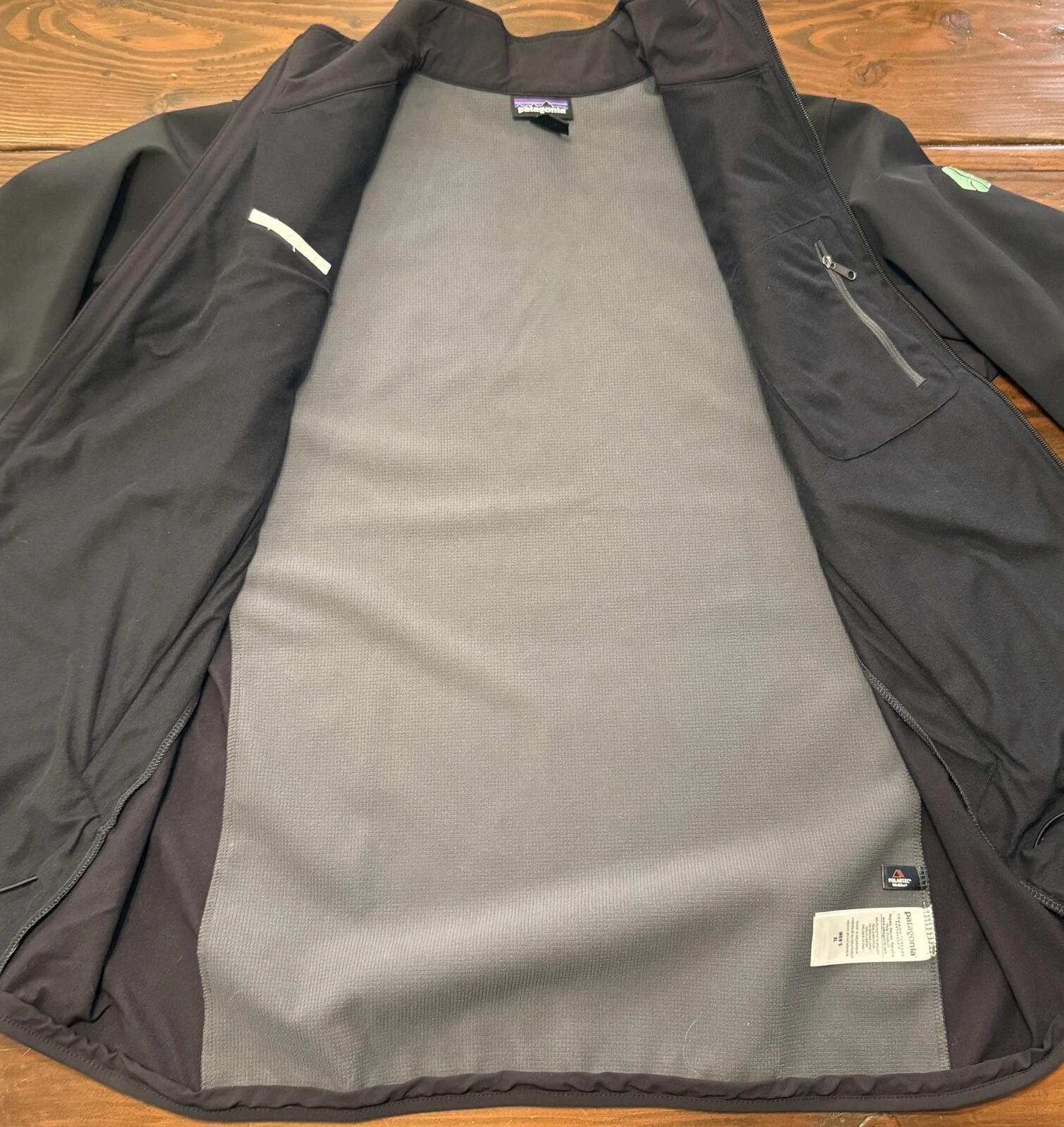 patagonia adze hybrid polartec cylance logo jacket