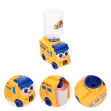 School Bus Small Water Dispenser Toy Tiny Water Dispenser water fountain toy