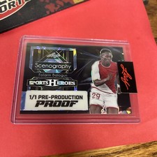 2024 Leaf Metal Sports Heroes Folarin Balogun SOCCER Unsigned Proof 1/1