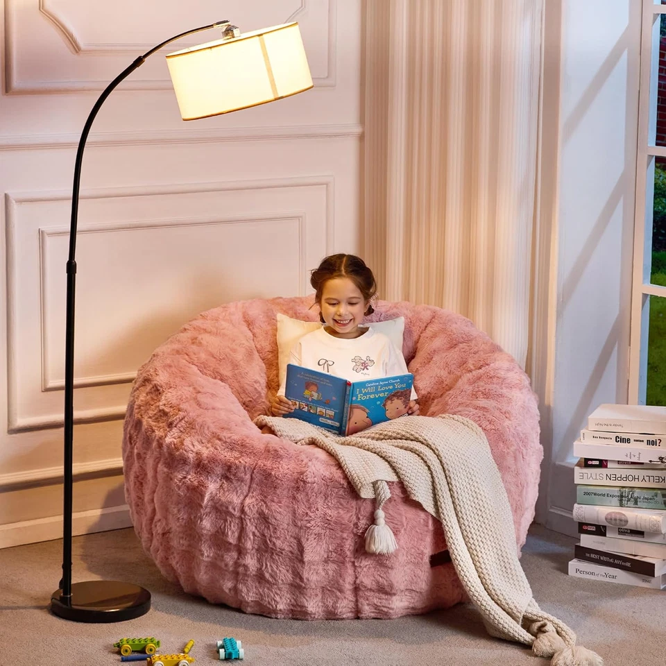 Silla Bolsa de Frijoles Silla Bolsa de Frijoles de Gran Tamaño para Adultos Bolsa de Frijoles Grande en Forma de Donut con Foto 3 de 4