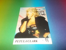 Petula Clark Downtown Signed Autographed Autograph Card