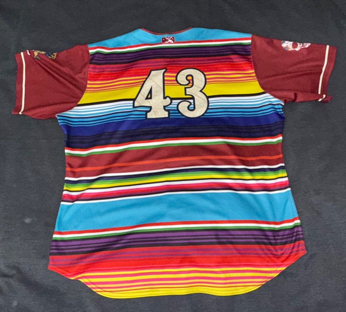 Wilson Frisco Roughriders #43 Los Jinetes Cinco de Mayo Mens Jersey size 52 - Picture 5 of 5