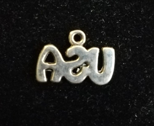 Tibetan Silver Charm (Silver tone) - U S A (Small) ☆ 12 pieces - Picture 3 of 4