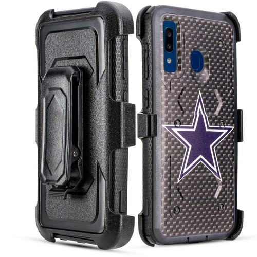 Für Samsung Galaxy A20/A30 Robuste Holster Defender Rüstung Case + Einbaudisplay - Bild 36 von 41