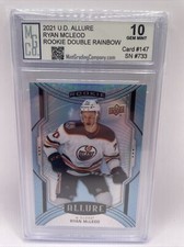 2021 Upper Deck Allure SP Double Rainbow Ryan Mcleod Rookie MGCo. Gem Mint 10!
