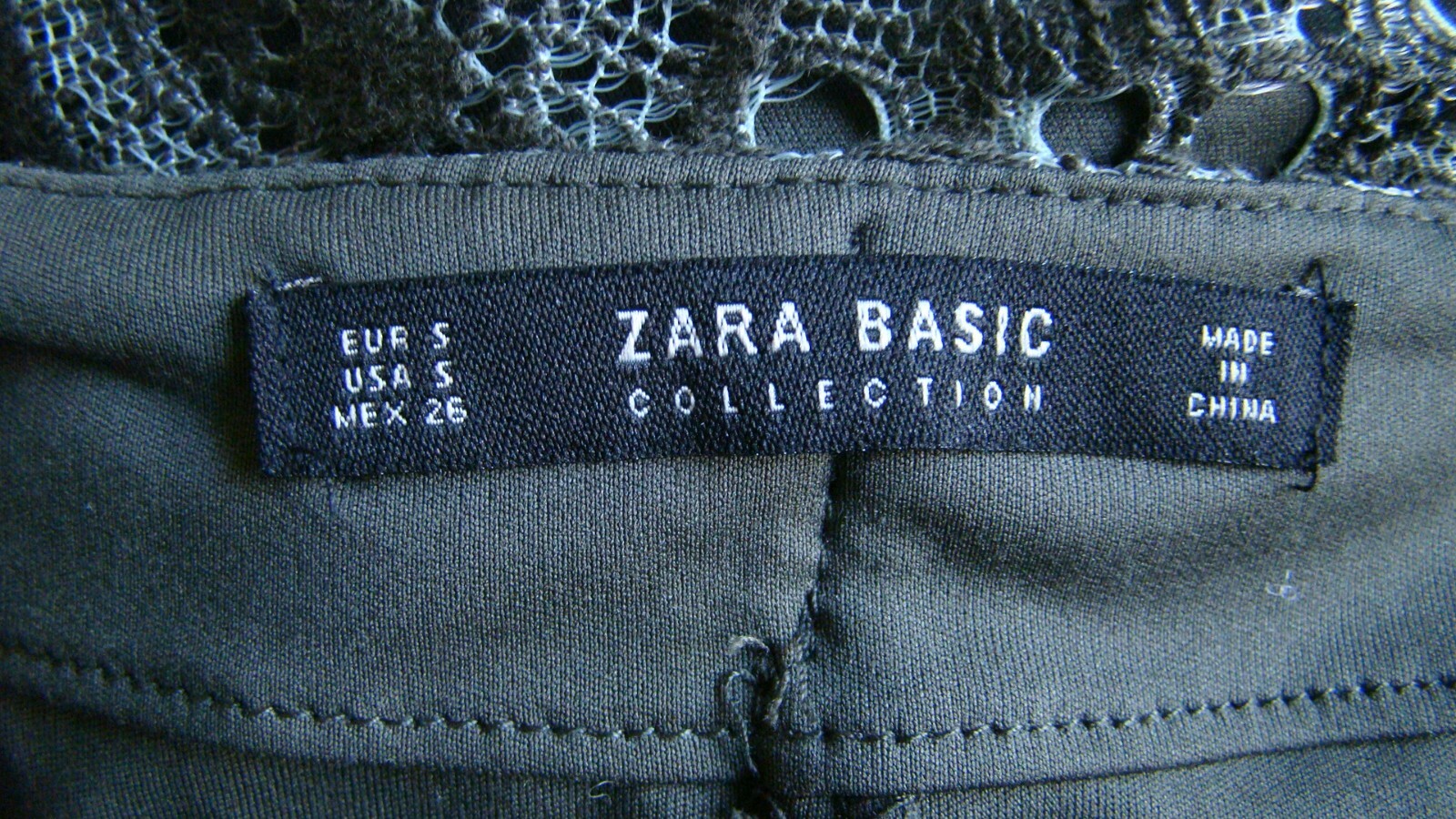 ZARA Basic Collection Multicolor Lace Pencil Skir… - image 5